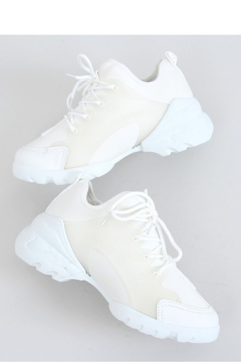 BUTY SPORTOWE BIAŁE LA126P WHITE - Inello BUTY SPORTOWE BIAŁE LA126P WHITE - Inello
