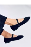 Baleriny w stylu Mary Jane GOLINS BLACK - Inello