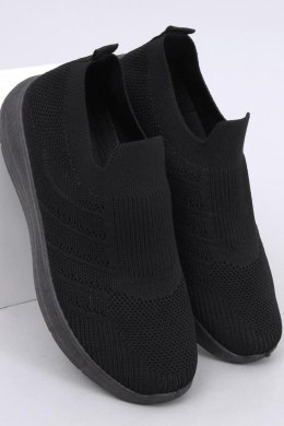 Buty skarpetkowe wsuwane GROPPI ALLBLACK - Inello