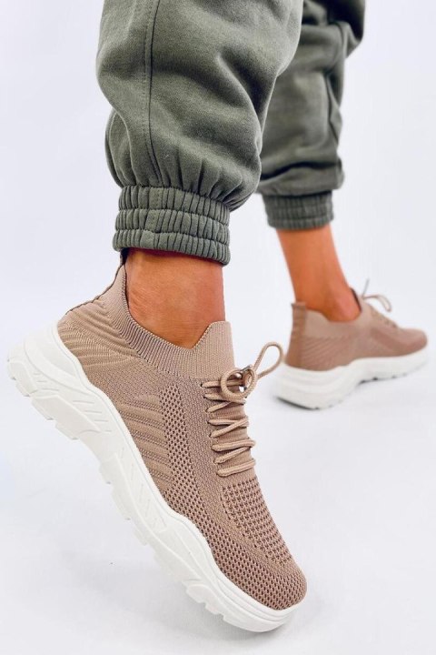 Buty sportowe skarpetkowe JAUSSA KHAKI - Inello Buty sportowe skarpetkowe JAUSSA KHAKI - Inello