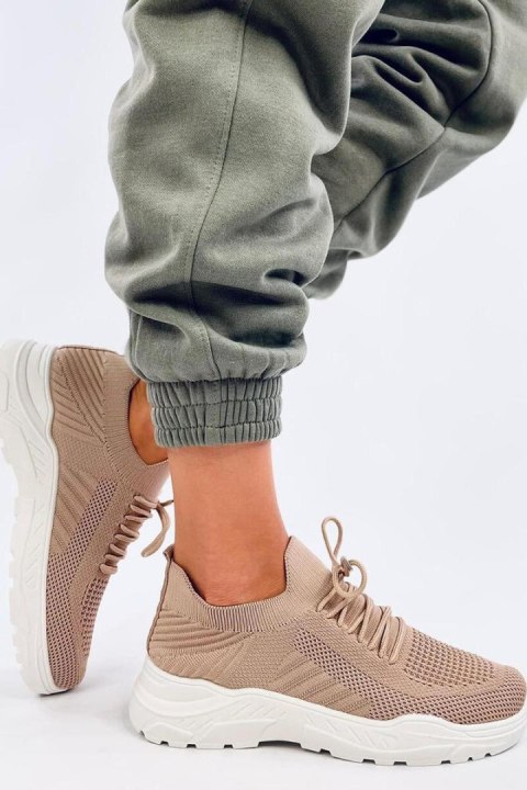 Buty sportowe skarpetkowe JAUSSA KHAKI - Inello Buty sportowe skarpetkowe JAUSSA KHAKI - Inello
