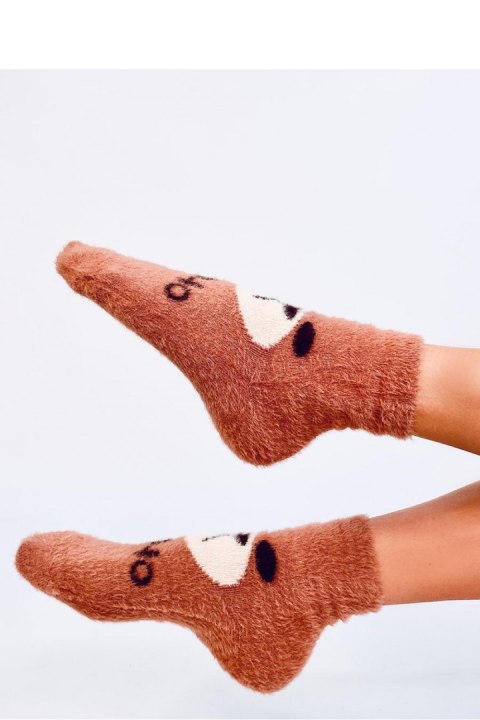 Skarpetki damskie futerkowe MINK MULTI-2 - Inello Skarpetki damskie futerkowe MINK MULTI-2 - Inello