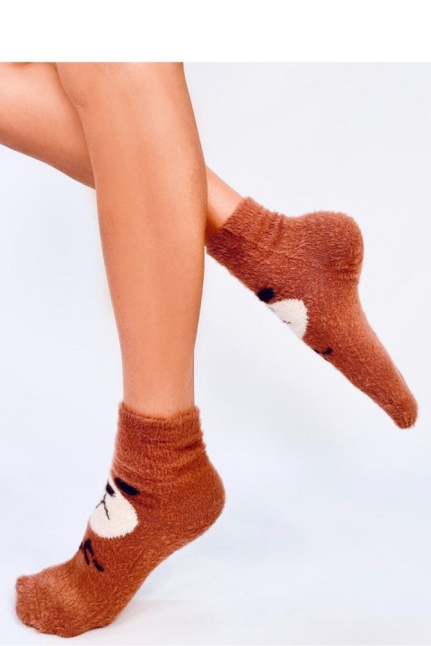 Skarpetki damskie futerkowe MINK MULTI-2 - Inello Skarpetki damskie futerkowe MINK MULTI-2 - Inello