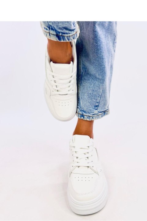 Sneakersy damskie TIXIS ALL WHITE - Inello Sneakersy damskie TIXIS ALL WHITE - Inello