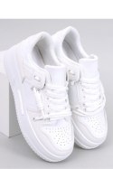 Sneakersy na wysokiej podeszwie CLAVELL WHITE - Inello