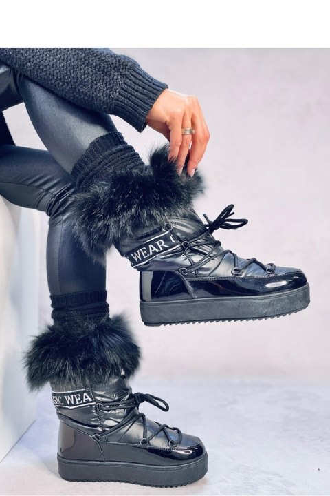 Śniegowce z futrem KENDALS BLACK - Inello Śniegowce z futrem KENDALS BLACK - Inello