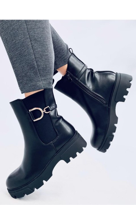 Sztyblety z wysoką cholewką REGANE BLACK - Inello Sztyblety z wysoką cholewką REGANE BLACK - Inello