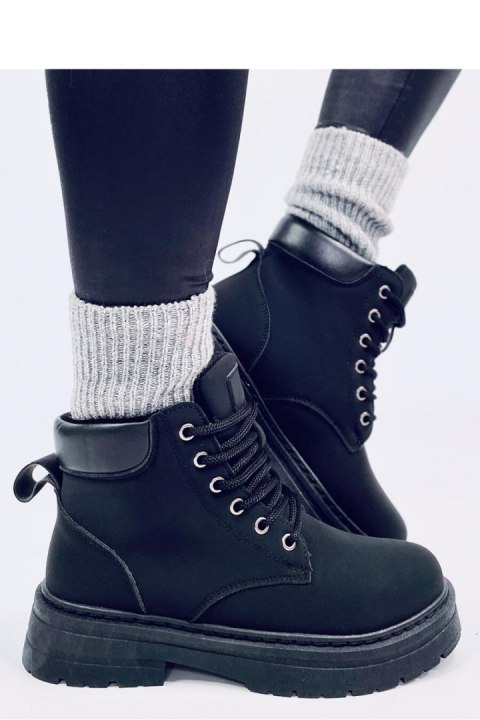 Traperki damskie timberki KELLERS BLACK - Inello Traperki damskie timberki KELLERS BLACK - Inello