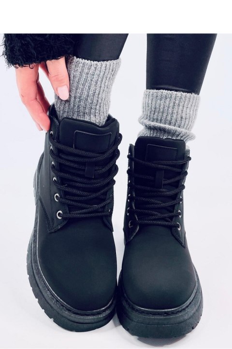 Traperki damskie timberki KELLERS BLACK - Inello Traperki damskie timberki KELLERS BLACK - Inello