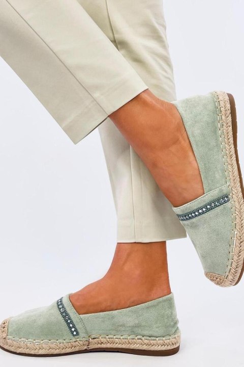 Espadryle damskie ETANCE GREEN - Inello Espadryle damskie ETANCE GREEN - Inello