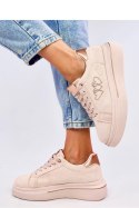 Sneakersy damskie pastelowe AKINS PINK - Inello