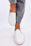 Tenisówki slip-on JOUSSE WHITE/BLUE - Inello