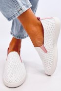 Tenisówki slip-on JOUSSE WHITE/PINK - Inello