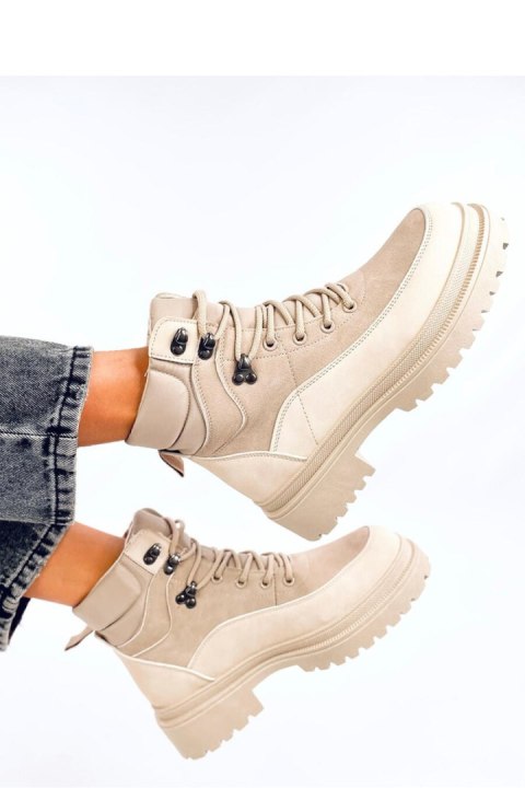 Botki traperki MATHEN BEIGE - Inello Botki traperki MATHEN BEIGE - Inello