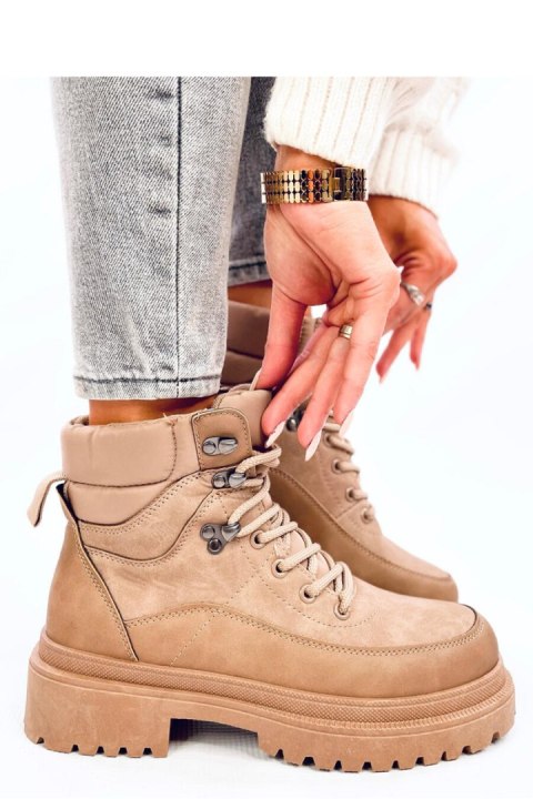 Botki traperki MATHEN KHAKI - Inello Botki traperki MATHEN KHAKI - Inello