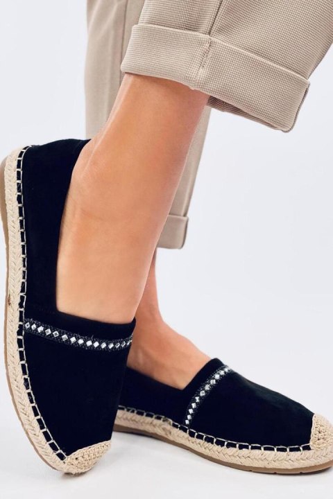 Espadryle damskie ETANCE BLACK - Inello Espadryle damskie ETANCE BLACK - Inello