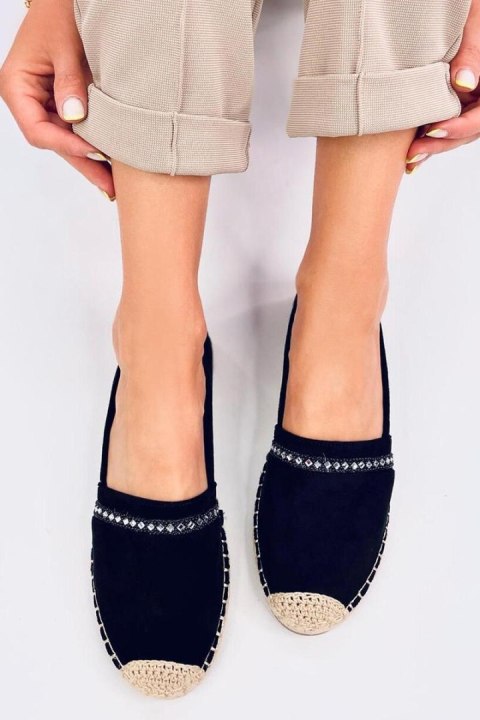 Espadryle damskie ETANCE BLACK - Inello Espadryle damskie ETANCE BLACK - Inello