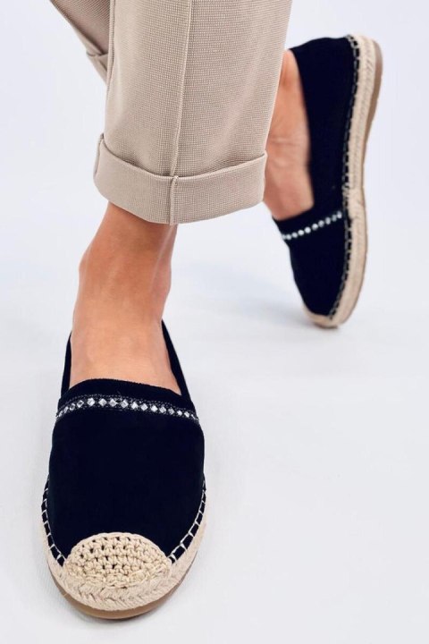 Espadryle damskie ETANCE BLACK - Inello Espadryle damskie ETANCE BLACK - Inello