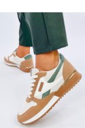 Sneakersy damskie AGASSI BEIGGREEN - Inello