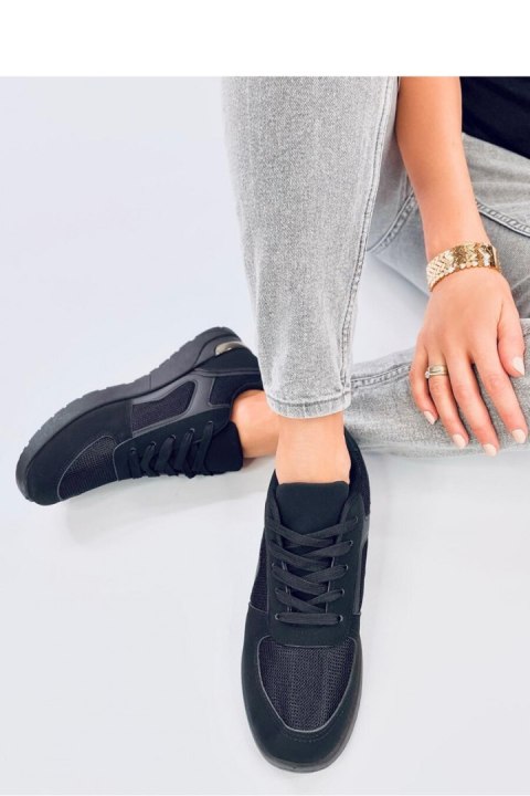 Sneakersy damskie leciutkie DOLEH BLACK - Inello Sneakersy damskie leciutkie DOLEH BLACK - Inello