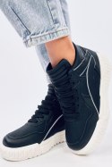 Sneakersy za kostkę GAHINE BLACK - Inello