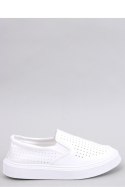 Trampki slip-on ażurowe TOWNS WHITE - Inello