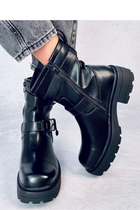 Botki militarne BEAUS BLACK - Inello Botki militarne BEAUS BLACK - Inello