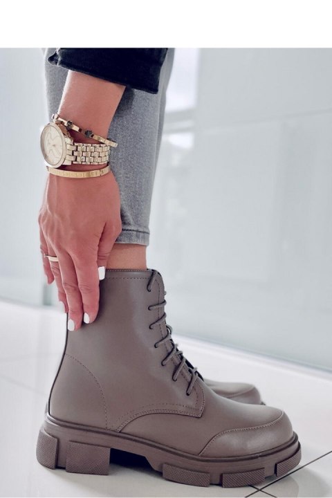 Botki sznurowane COLEY OLIVE - Inello Botki sznurowane COLEY OLIVE - Inello