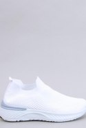 Buty sportowe skarpetkowe SUARE WHITE - Inello