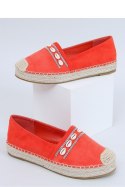 ESPADRYLE Z MUSZELKAMI POMARAŃCZOWE 6771 ORANGE - Inello