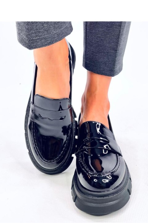 Mokasyny lakierowane GLADIEU BLACK - Inello Mokasyny lakierowane GLADIEU BLACK - Inello