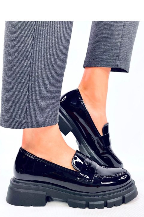 Mokasyny lakierowane GLADIEU BLACK - Inello Mokasyny lakierowane GLADIEU BLACK - Inello
