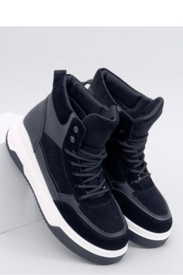 Sneakersy za kostkę RIESS BLACK - Inello