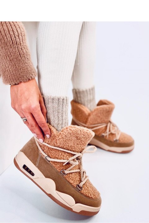 Śniegowce sneakersy ocieplane REMAL KHAKI - Inello Śniegowce sneakersy ocieplane REMAL KHAKI - Inello
