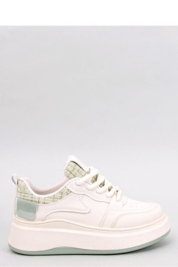 Sneakersy damskie pastelowe MOTIMES BEIGE GREEN - Inello