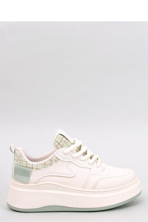 Sneakersy damskie pastelowe MOTIMES BEIGE GREEN - Inello