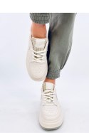 Sneakersy damskie pastelowe MOTIMES BEIGE GREEN - Inello