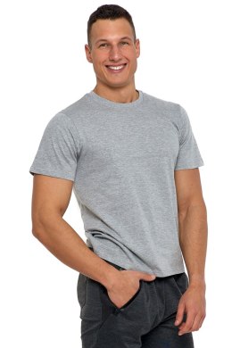 Tshirt Męski Model OTS950-001 Light Grey Melange - Moraj