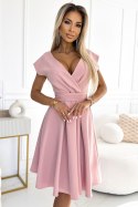 Sukienka Model Scarlett 348-9 Powder Pink - Numoco