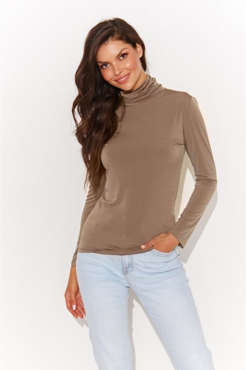 Bluzka Model NU460 Latte - Numinou Bluzka Model NU460 Latte - Numinou