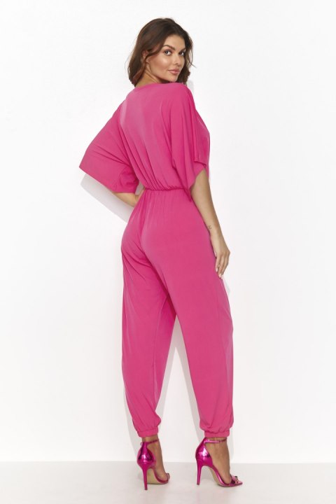 Kombinezon Damski Model NU479 Baby Pink - Numinou Kombinezon Damski Model NU479 Baby Pink - Numinou