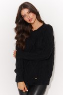 Sweter Damski Model NU_S93 Black - Numinou