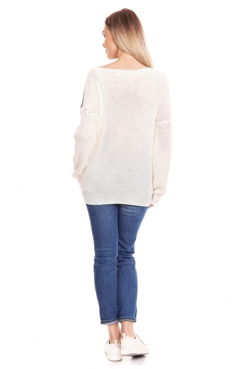 Sweter Ciążowy Model 40023 Khaki - PeeKaBoo Sweter Ciążowy Model 40023 Khaki - PeeKaBoo