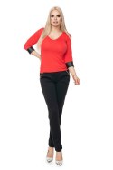 Bluzka Model 0102 Coral - PeeKaBoo