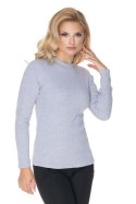 Bluzka Model 0166 Grey - PeeKaBoo