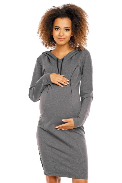 Sukienka model 1580 Graphit - PeeKaBoo Sukienka model 1580 Graphit - PeeKaBoo