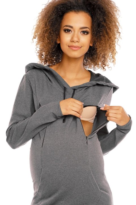 Sukienka model 1580 Graphit - PeeKaBoo Sukienka model 1580 Graphit - PeeKaBoo