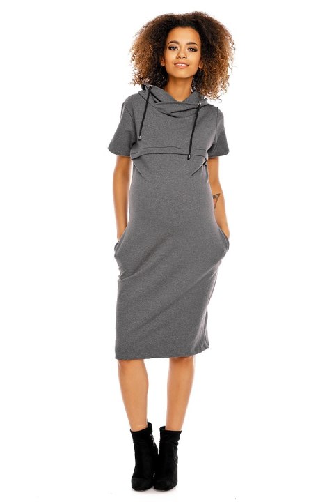 Sukienka model 1581 Graphit - PeeKaBoo Sukienka model 1581 Graphit - PeeKaBoo