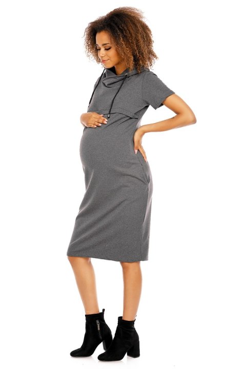 Sukienka model 1581 Graphit - PeeKaBoo Sukienka model 1581 Graphit - PeeKaBoo