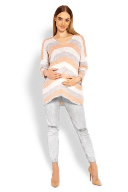 Sweter Ciążowy Model 30057C Morela - PeeKaBoo